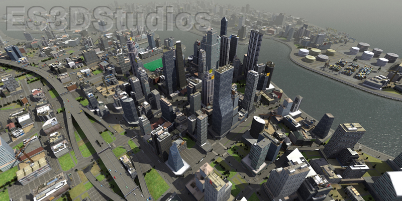 3D Model City