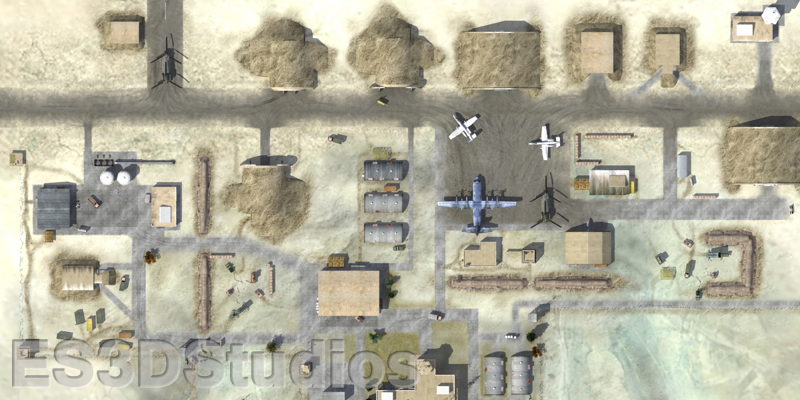 Simulation Military Airbase