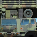 free m1083 military truck texture page